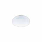 Eglo Round White Steel Wall Or Ceiling Light With Crystal Effect