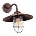 Eglo Traditional Style Copper Exterior Wall Lamp