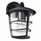 Eglo Small Black Lantern Exterior Wall Lamp