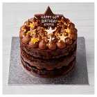 Chocolate Triple Layer Star Cake