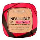 L'Oreal Paris Infallible 24H Foundation in a Powder, 200 Golden Sand