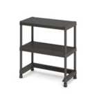 Form Links Black 2 shelf Plastic Shelving unit (H)970mm (W)900mm