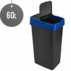 Sterling Ventures Heidrun 60L Plastic Recycling Bin - Blue