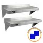 2 X KUKoo Stainless Steel Shelves 1000Mm X 300Mm
