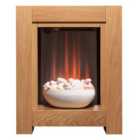 Adam 2kW Monet Fireplace Suite In Oak With Electric Fire 23 Inch