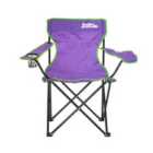 Just Be Camping Chair Purple With Green Trim