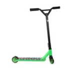 Land Surfer Stunt Scooter Black With Green Trim And Small Skulls