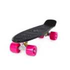 Land Surfer Cruiser Skateboard 22 Inch Black Board Pink Wheels