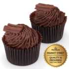 Market Street Chocolate Cupcakes 2 per pack