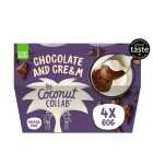 The Coconut Collaborative Chocolate & Cream Dairy Free Dessert 4 x 60g