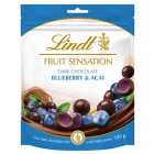 Lindt Fruit Sensation Dark Chocolate with Blueberry & Acai Pouch 150g