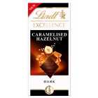 Lindt Excellence Caramelised Hazelnut Dark Chocolate Bar 100g