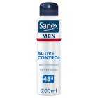 Sanex Men Active Control Aerosol, 200ml