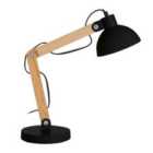 Interiors By PH Table Lamp Wood Black