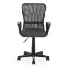 Interiors By PH Home Office Chair Dark Grey