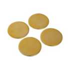 Set Of 4 Ceramic Coasters - Gold