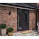 French Door (Dual Handle) - Grey/Grey - Lh Master Open Out (including Cill & Vent)