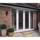 French Door (Dual Handle) & X2 Wide Sidelites - White - Lh Master Open Out (including Cill & Vent)
