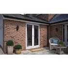 French Door (Dual Handle) - White - Lh Master Open Out (including Cill & Vent)