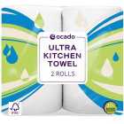 Ocado Ultra Kitchen Towel 2 per pack