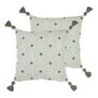 Furn. Chia Twin Pack Polyester Filled Cushions Grey