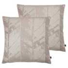 Ashley Wilde Myall Twin Pack Polyester Filled Cushions Mauve/Dusty Pink