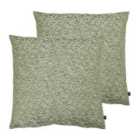 Ashley Wilde Wick Twin Pack Polyester Filled Cushions Sage/Olive