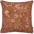 Prestigious Textiles Apsley Polyester Filled Cushion Cotton Viscose Linen Russet