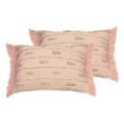 Furn. Sigrid Twin Pack Polyester Filled Cushions Blush