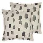 Furn. Robi Twin Pack Polyester Filled Cushions Grey Sage 45 x 45cm