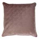 Paoletti Florence Polyester Filled Cushion Polyester Blush