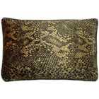 Paoletti Python Polyester Filled Cushion Polyester Gold