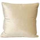 Paoletti Luxe Velvet Polyester Filled Cushion Ivory