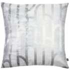 Ashley Wilde Meyer Polyester Filled Cushion Viscose Polyester Cotton Platinum/Silver