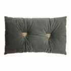 Paoletti Panther Pre-filled Cushion Polyester Dark Grey