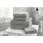 Windsor 500gsm Towel Bale - 6-piece - Silver