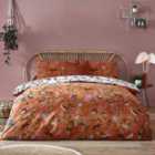 Furn. Wildlings Double Duvet Cover Set Cotton Polyester Warm Sienna