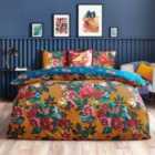 Furn. Nadya Double Duvet Cover Set Cotton Polyester Amber