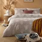 Furn. Be Kind Double Duvet Cover Set Cotton Polyester Grey