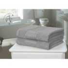 Windsor 500gsm Towel Bale - 2-piece - Silver