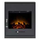 Adam 2kW Oslo Electric Inset Stove In Black With Remote Control