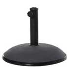 Outsunny 20kg Cement Round Parasol Stand
