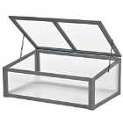 Outsunny Square Wooden Outdoor Greenhouse 100 x 65 x 40cm