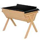 Outsunny Wooden Planter Raised Bed Stand Vegetable Flower Bed 100 x 70 x 80cm