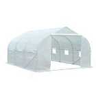 Outsunny Walk-in Tunnel Greenhouse Planting Shed