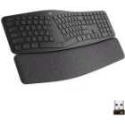 Logitech ERGO K860 Ergonomic Full Size Wireless Keyboard, Graphite