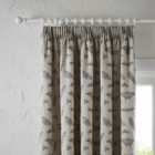 Nature's Study Natural Pencil Pleat Curtains 