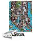 Bopster 8-bit Pixel Jigsaw Puzzle New York - 500 Piece