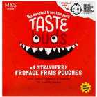 M&S 4 Strawberry Fromage Frais Pouches 320g