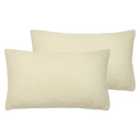 Evans Lichfield Malham Twin Pack Polyester Filled Cushions Ivory 30 x 50cm